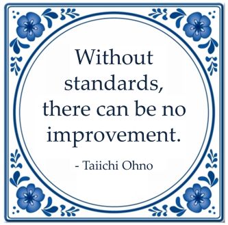 taiichi ohno standards improvment